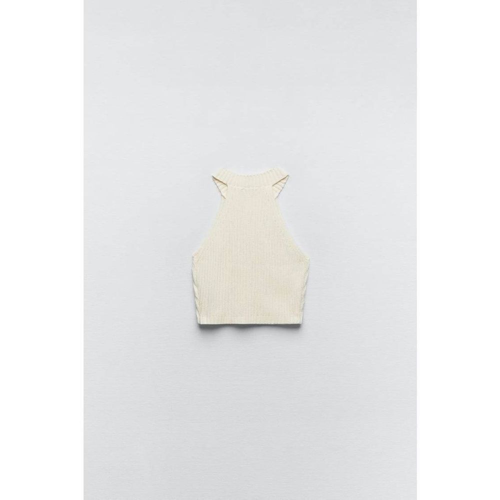 CHENILLE CRYSTAL TOP ZARA - Picture 6 of 11